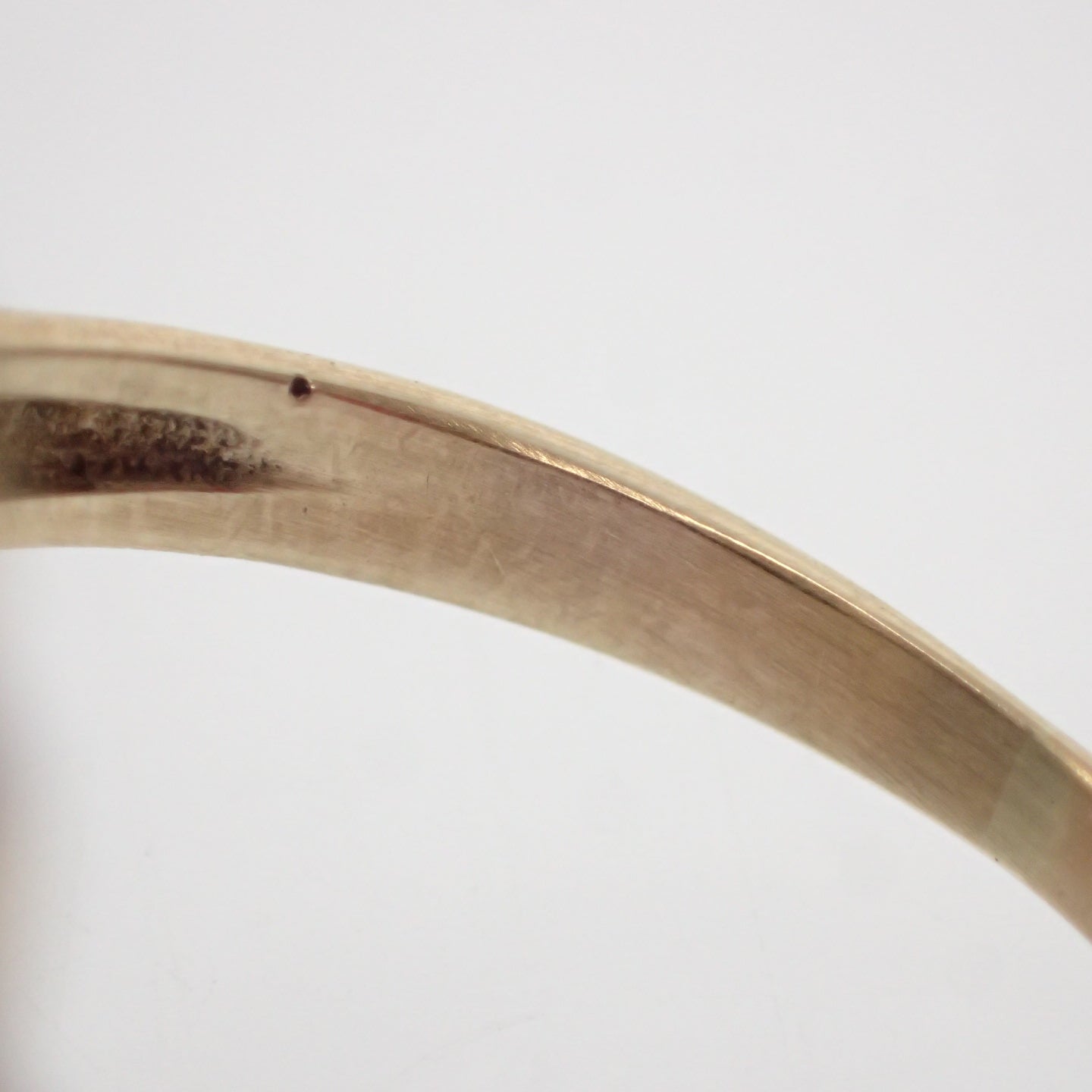 美品◆ノーブランド カレッジリング 指輪 10K オニキス 3.26g 9号【AFI9】