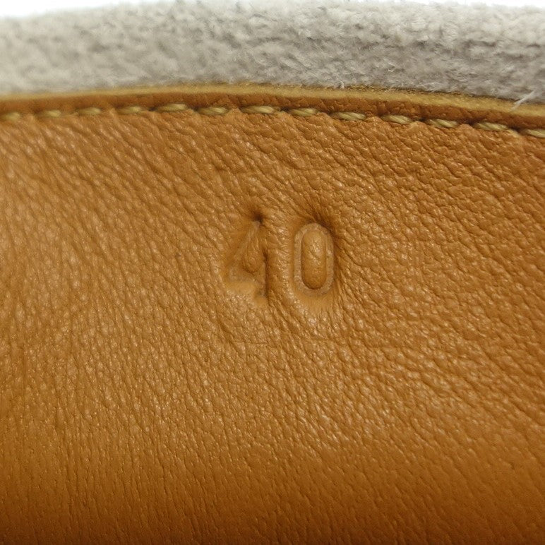エルメス レザースニーカー バイカラー ハイカット Hロゴ メンズ 40 黒 HERMES【AFC10】【中古】
