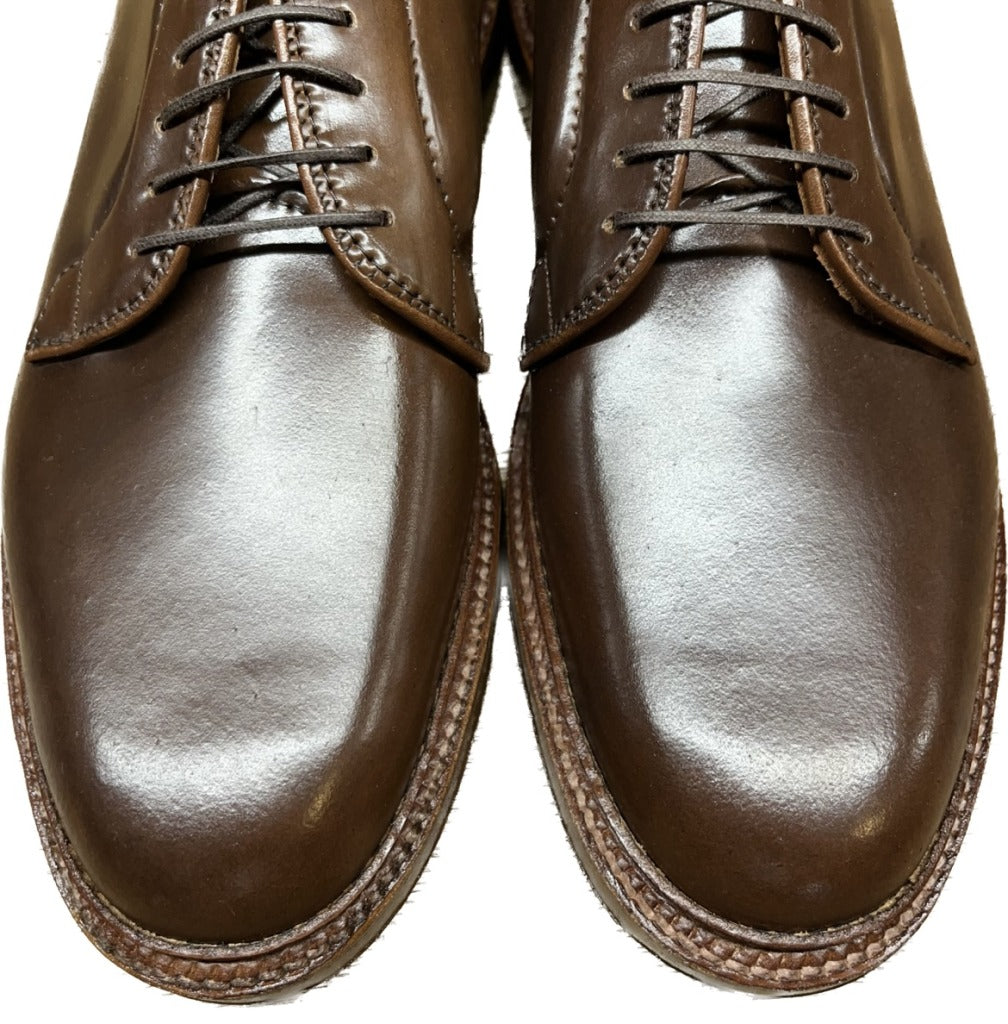 Unused◆Alden Leather Shoes Plain Toe 99020 Labelo Cordovan Size8 ALDEN
