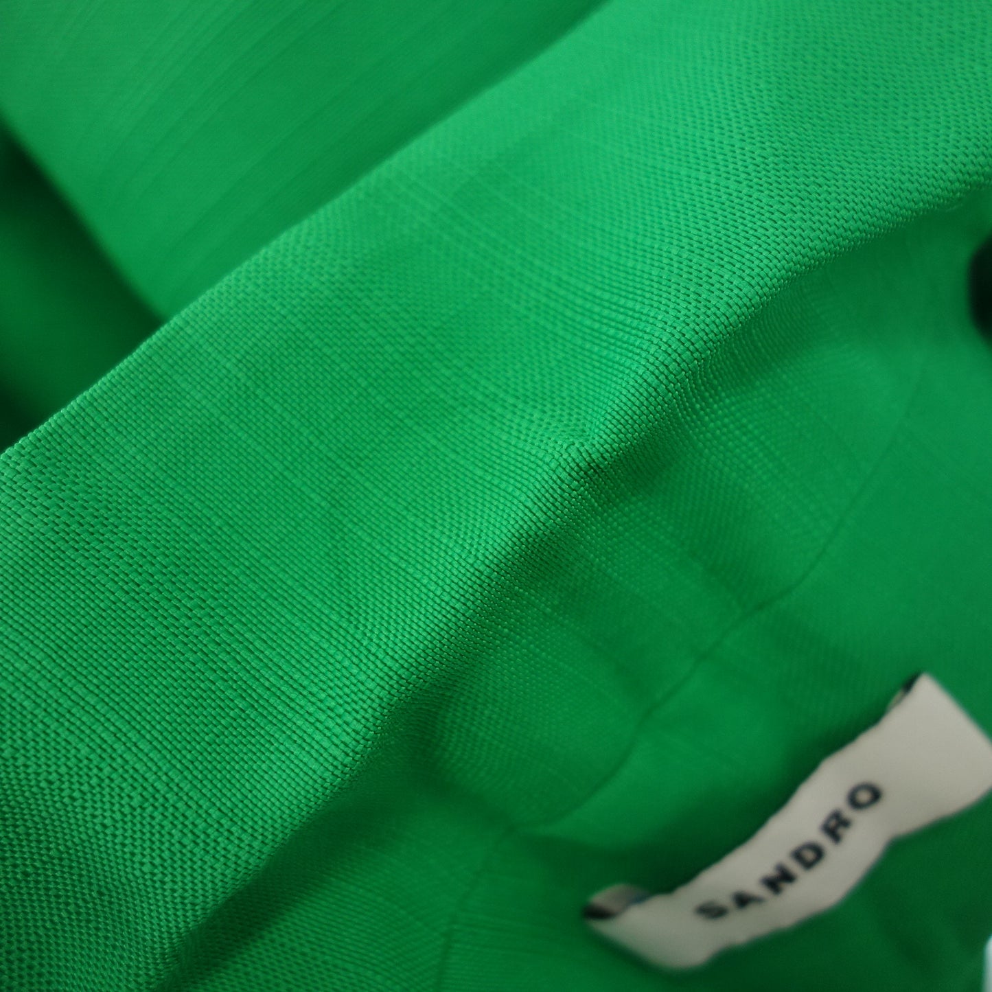 サンドロ ワンピース レーヨン100% タグ付き未使用 レディース グリーン 36 SANDRO【AFB21】【中古】
