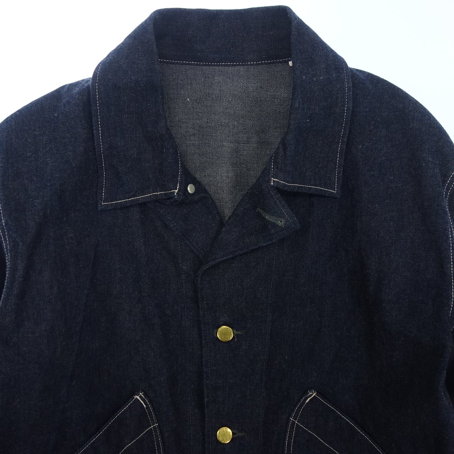 アット ラスト アンド コー デニムジャケット 710J メンズ 42 ネイビー ATLAST&CO【AFB24】【中古】