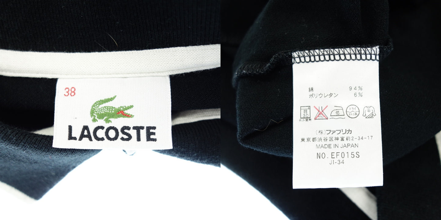 ラコステ ワンピース ポロシャツ 2点セット レディース オレンジ/ブラック LACOSTE【AFB36】【中古】