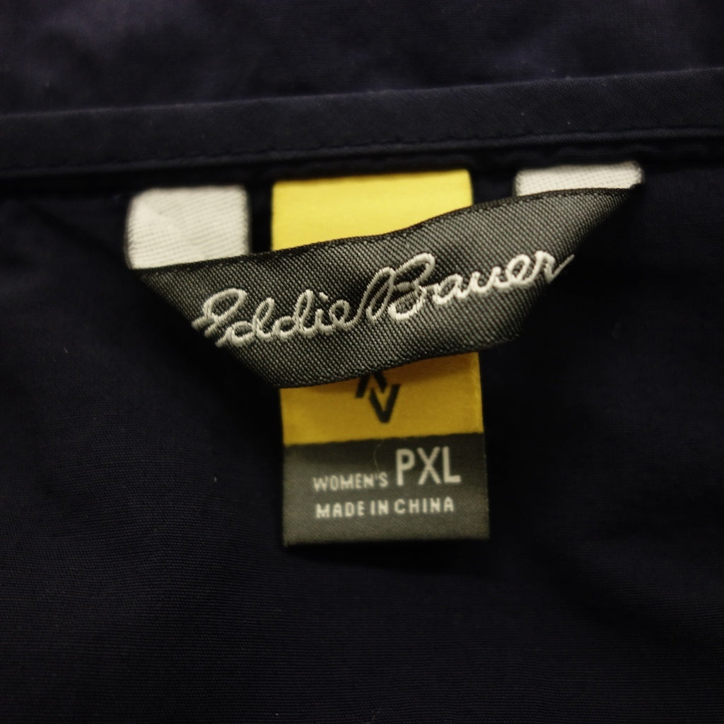 極美品◆エディーバウアー ナイロンジャケット レディース ネイビー サイズXL Eddie Bauer【AFB51】
