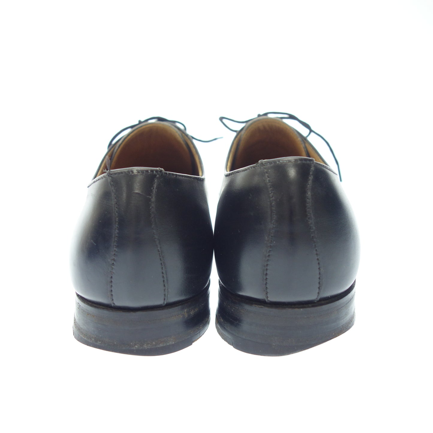 中古◆チーニー レザーシューズ Uチップ R67R 3888 メンズ ブラック系 サイズ7.5 CHEANEY【AFD8】