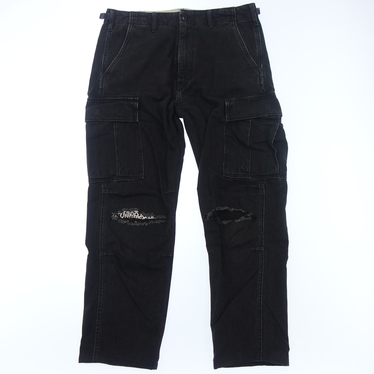 極美品◆リーバイス プレミアム HI-BALL カーゴパンツ サイド アジャスター付 メンズ W32 ブラック系 72797-0009 LEVI'S PREMIUM【AFB34】