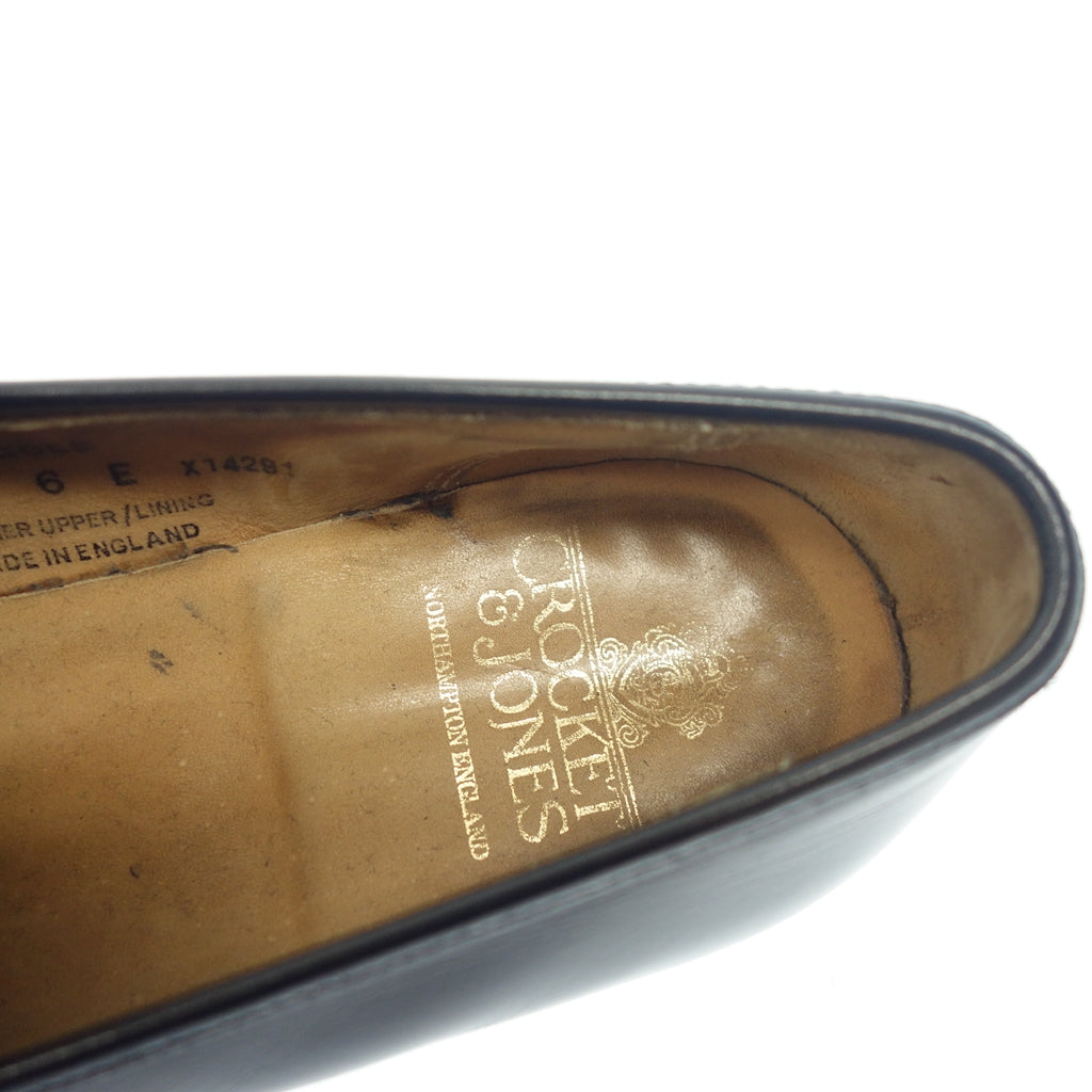 美品◆クロケット&ジョーンズ ローファー 5717 メンズ 6 ブラック Crockett&Jones【LA】