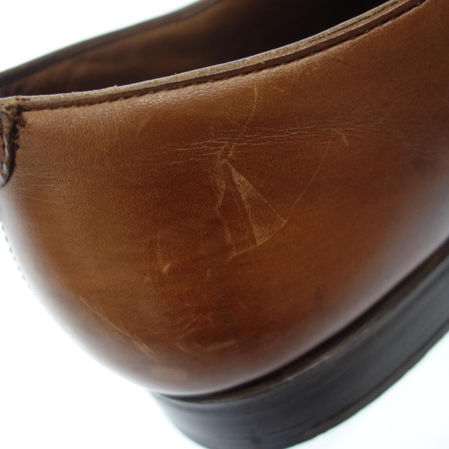 美品◆クロケット&ジョーンズ レザーシューズ ベルグレイブ パンチドキャップトゥ メンズ 6D 茶 CROCKETT&JONES【LA】