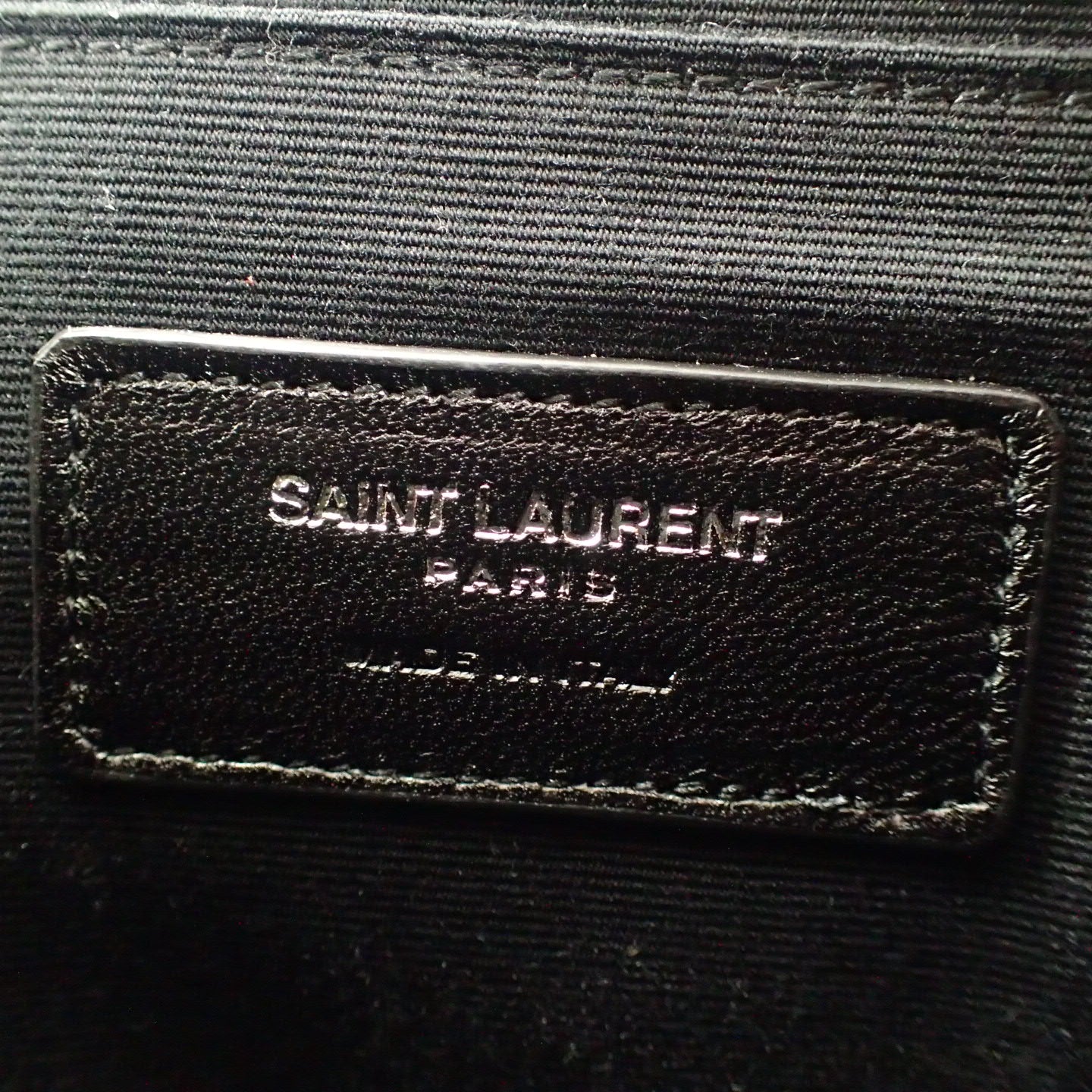 サンローラン クラッチバッグ 397294 ネイビー SAINT LAURENT【AFE3】【中古】