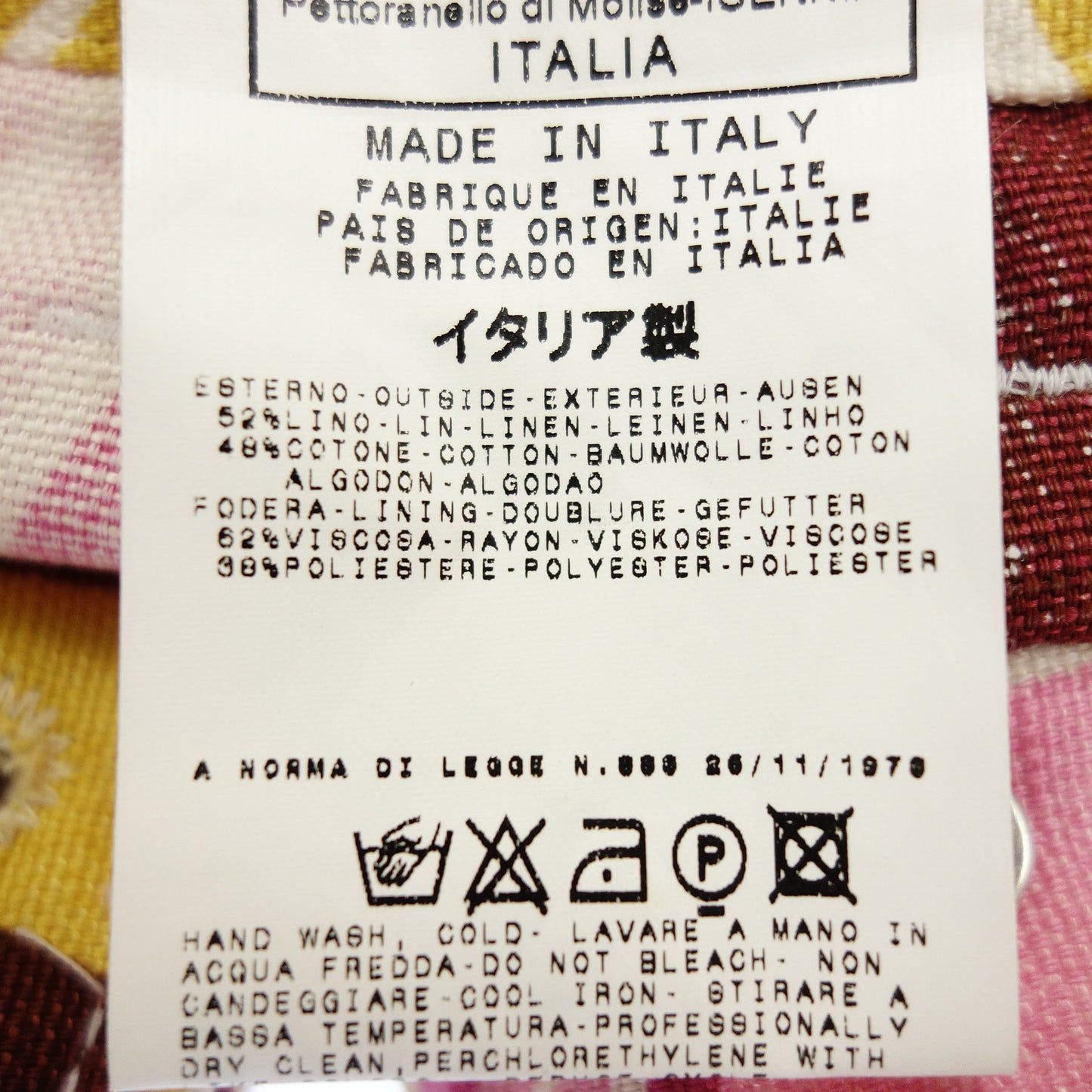 極美品◆ドルチェ&ガッバーナ フレアパンツ レディース ピンク サイズ38 花柄 DOLCE&GABBANA【AFB41】
