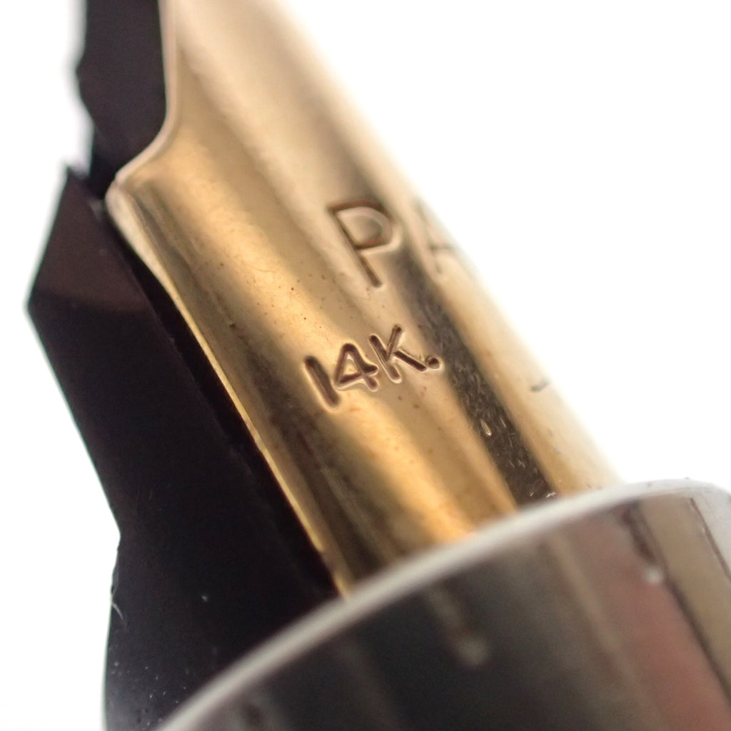 美品◆パーカー 万年筆 75 ペン先K14 シルバー系 箱付き PARKER【AFI12】