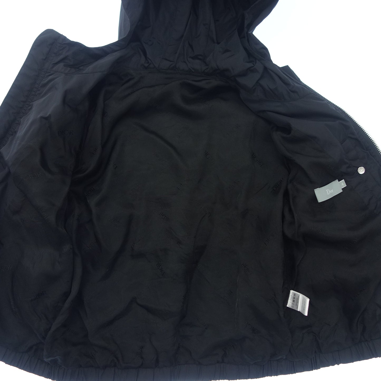 ベビーディオール ナイロンジャケット キッズ ブラック 4 Baby Dior【AFB47】【中古】