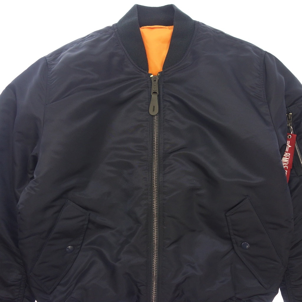極美品◆アルファ インダストリーズ ジャケット MA-1 2000-46 メンズ ネイビー サイズM ALPHA INDUSTRIES【AFB11】