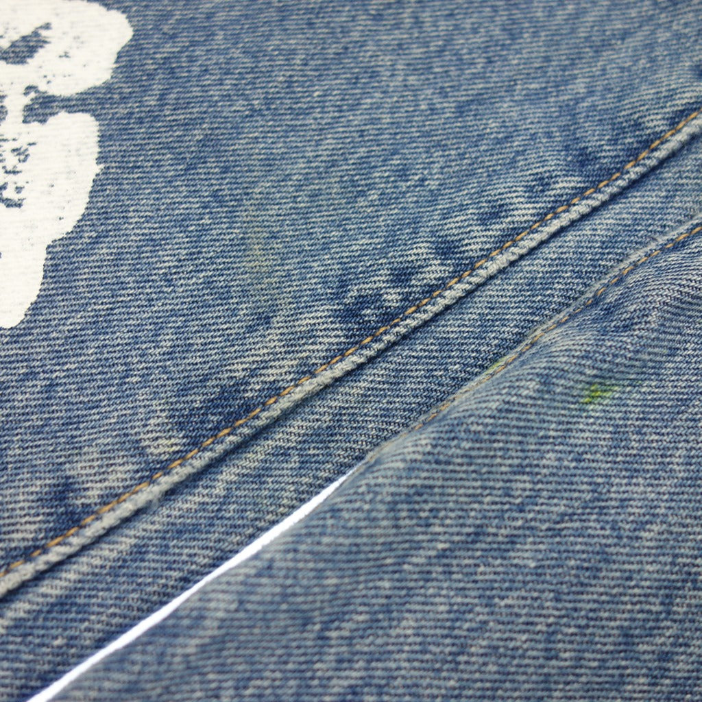 中古◆デニムティアーズ×リーバイス デニムパンツ 501DT ライトウォッシュ フラワー刺繍 メンズ ブルー サイズ36 PC9-A1592-0001 DENIM TEARS × LEVI'S【AFB45】