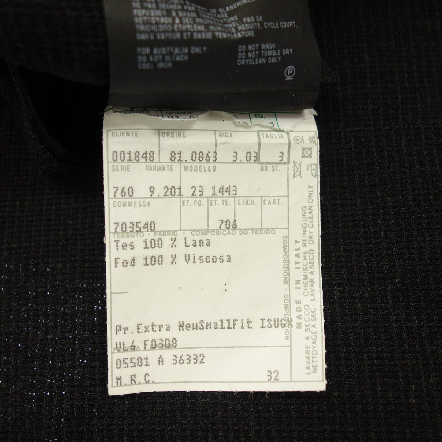 美品◆プラダ 1Bジャケット ウール グレー メンズ サイズ3 PRADA【AFB35】