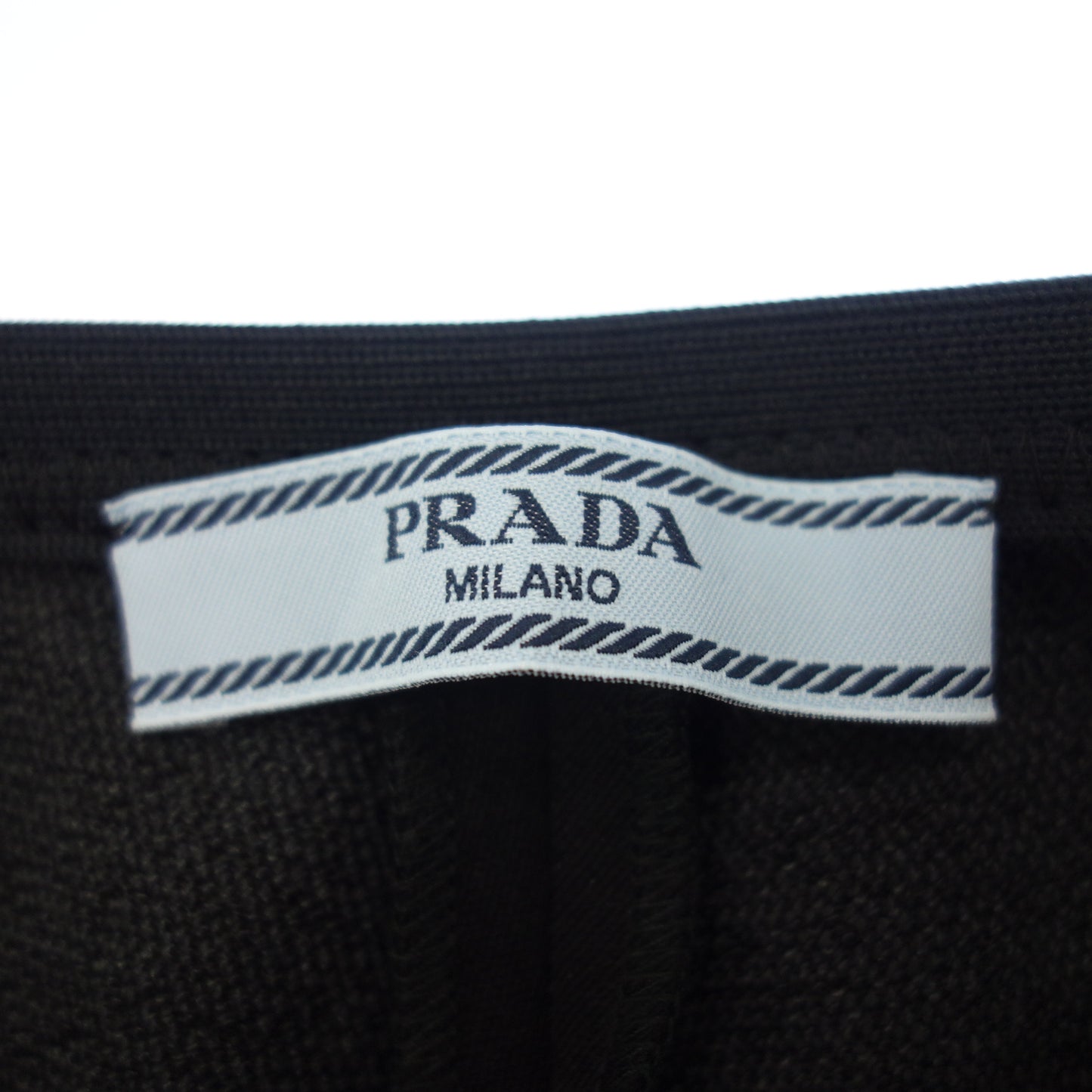 極美品◆プラダ ナイロンパンツ サイドライン 22H719 レディース サイズ36S 黒 PRADA【AFB47】