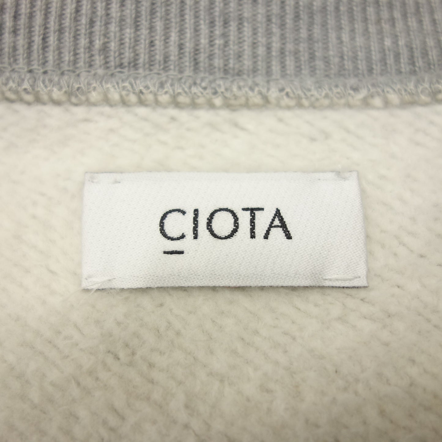 シオタ スウェット クルーネック スビンコットン メンズ グレー 6 CIOTA【AFB25】【中古】