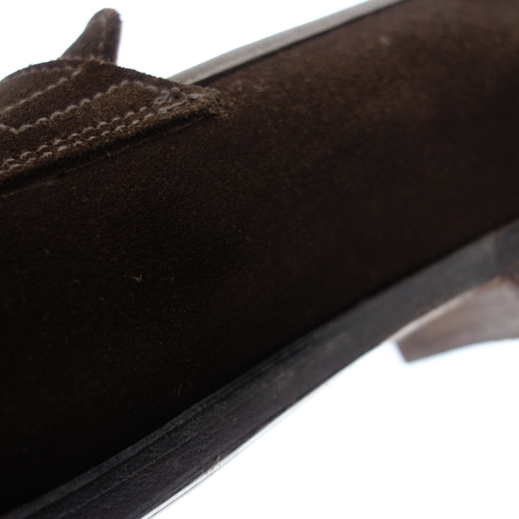 美品◆クロケット&ジョーンズ ローファー リッチモンド スエード メンズ 6.5 ブラウン CROCKETT&JONES RICHMOND【LA】