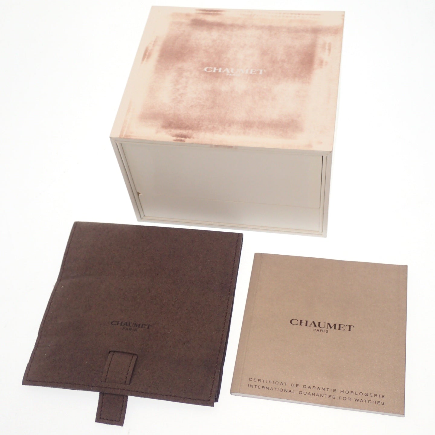 ショーメ 腕時計 クラスワン W1722H-35A 文字盤白 シルバー 箱付き CHAUMET【AFI19】【中古】