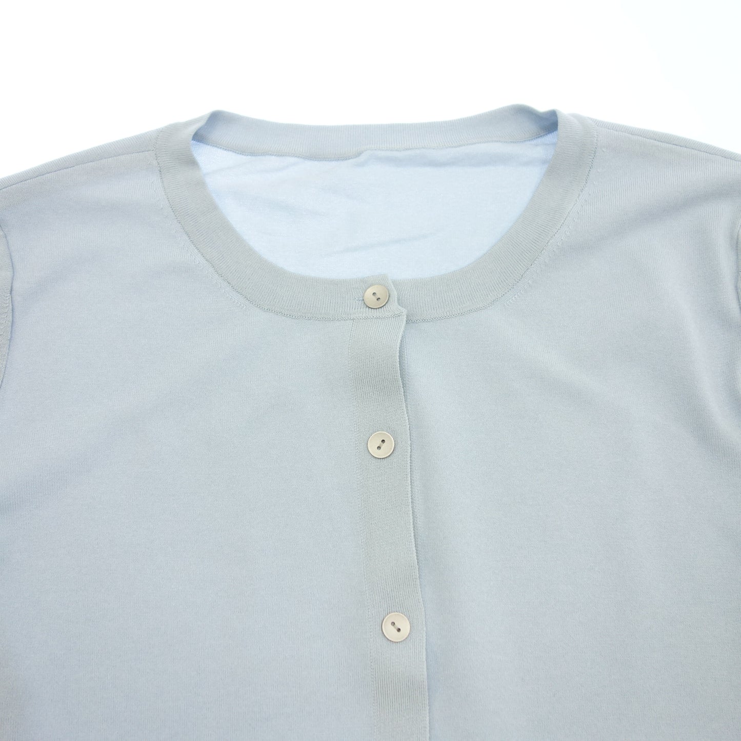極美品◆フォクシー ブティック カーディガン 39617 レディース ブルー系 サイズ40 FOXEY BOUTIQUE【AFB41】