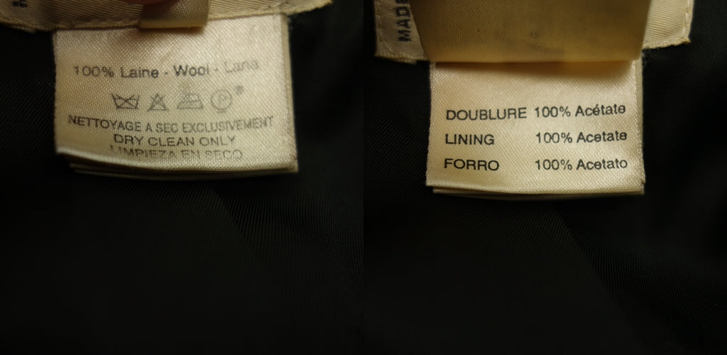 美品◆エルメス ダッフルコート ウール サイズ48 メンズ 黒 HERMES【AFA3】