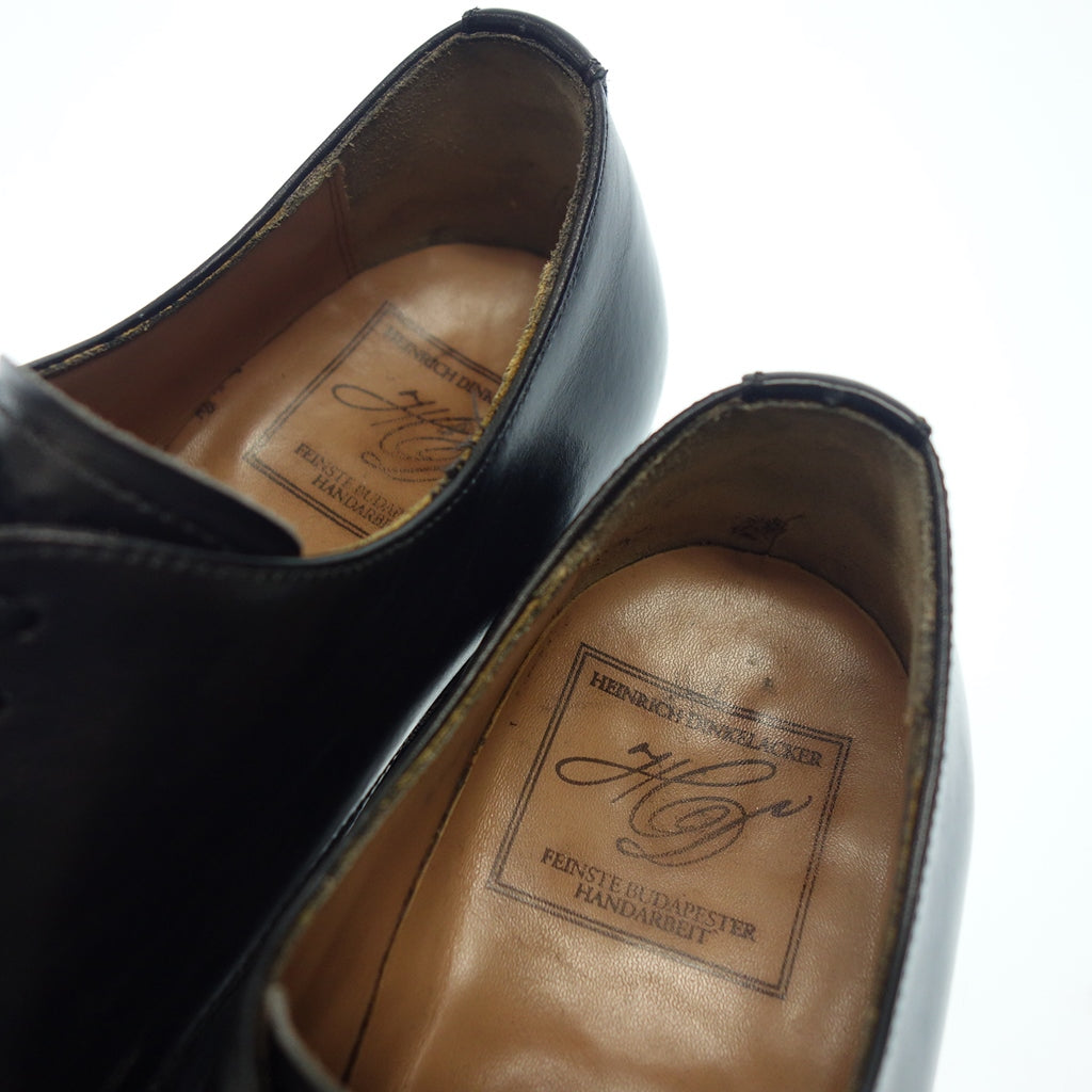 美品◆ハインリッヒディンケラッカー レザーシューズ ストレートチップ LONDON メンズ 6.5 黒 HEINRICH DINKELACKER【LA】