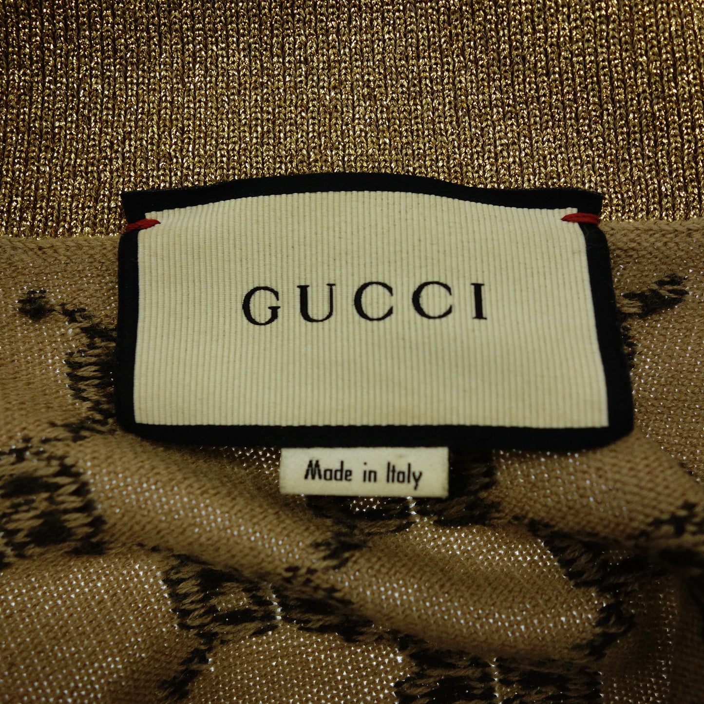 中古◆グッチ GG柄 トップス 狼ワッペン 18SS レディース サイズS GUCCI【AFB46】