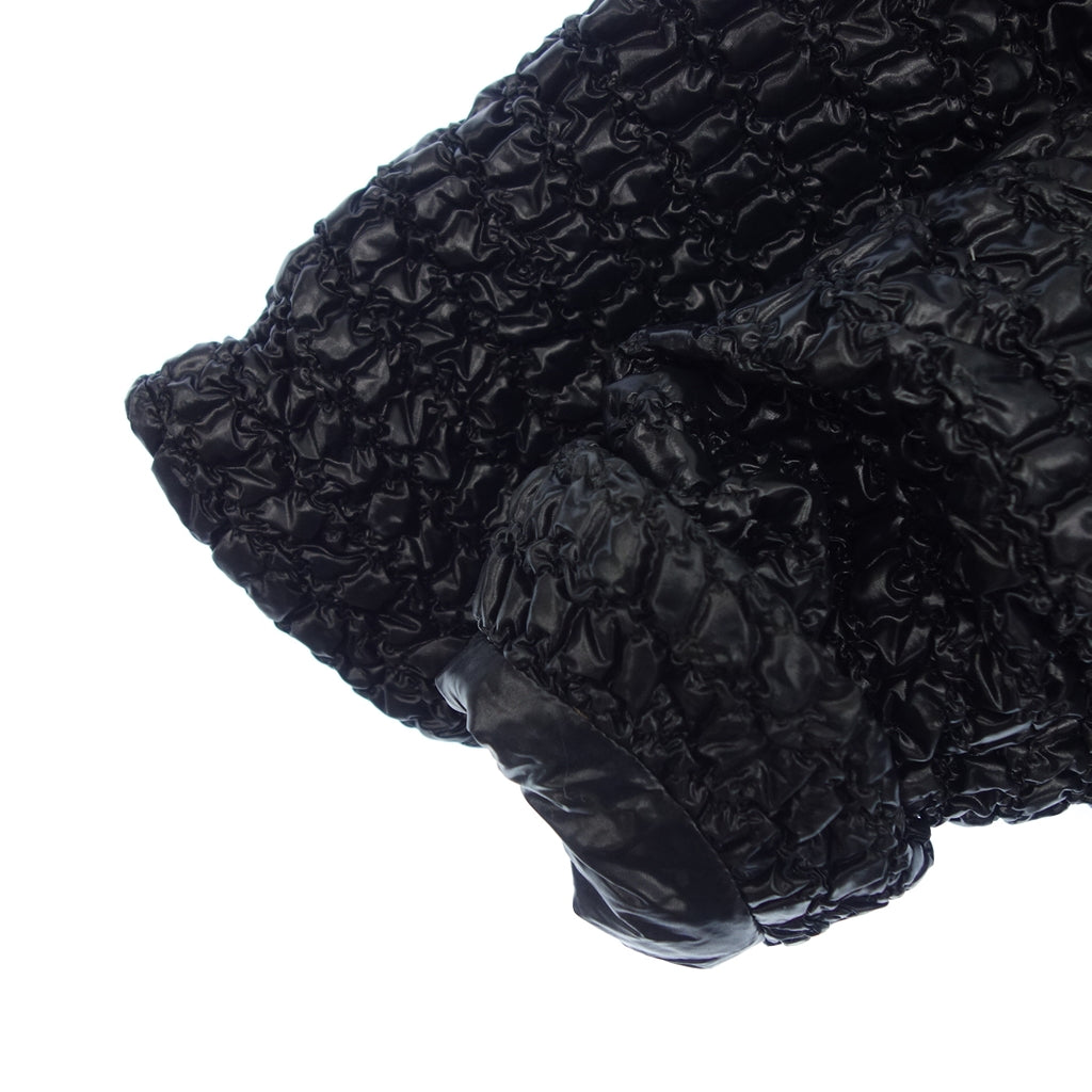 中古◆モンクレール ダウンジャケット ベルトデザイン レディース ブラック 3 MONCLER【AFA1】
