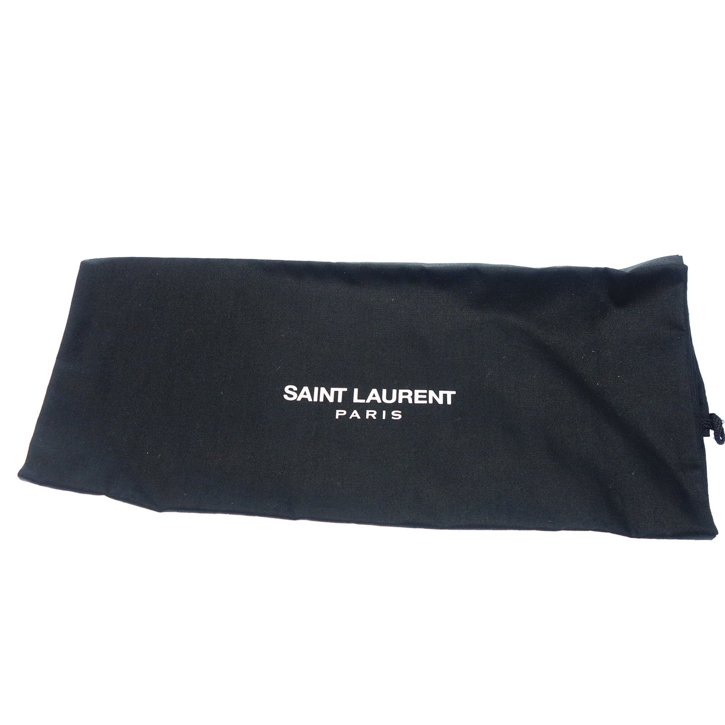 極美品◆サンローラン レザーシューズ ラメ グリッター メンズ 41 黒 SAINT LAURENT【AFD7】