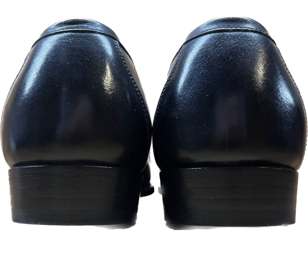 極美品◆ダブルエイチ レザーシューズ ビットローファー NWH0001 黒 8.5 WH
