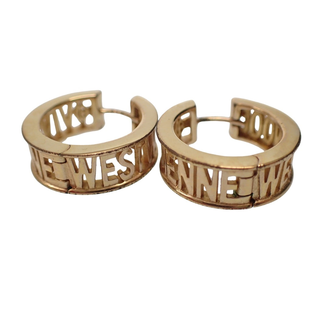 中古◆ヴィヴィアン ウエストウッド リングピアス ゴールド Vivienne Westwood【AFI8】