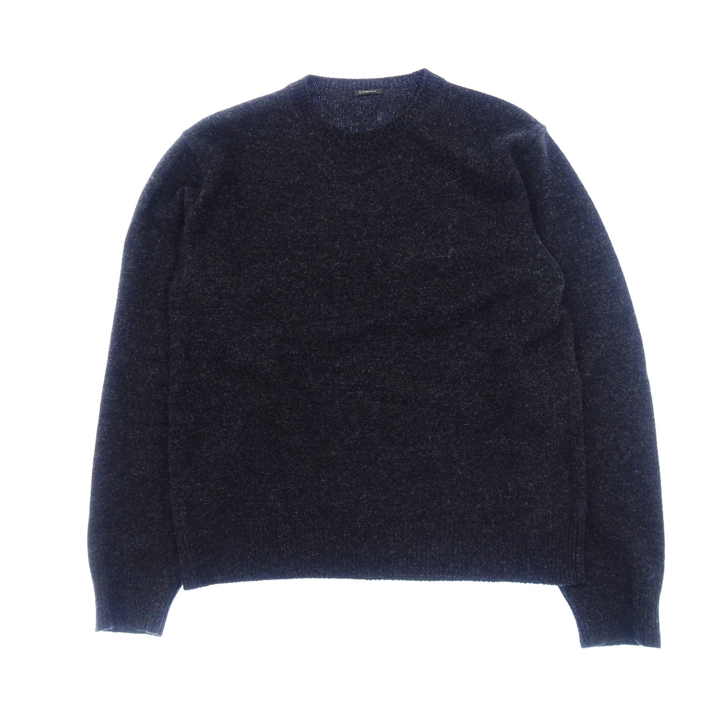 コモリ ラムズウール クルーネックニット W03-06009 メンズ 3 黒 COMOLI【AFB20】【中古】