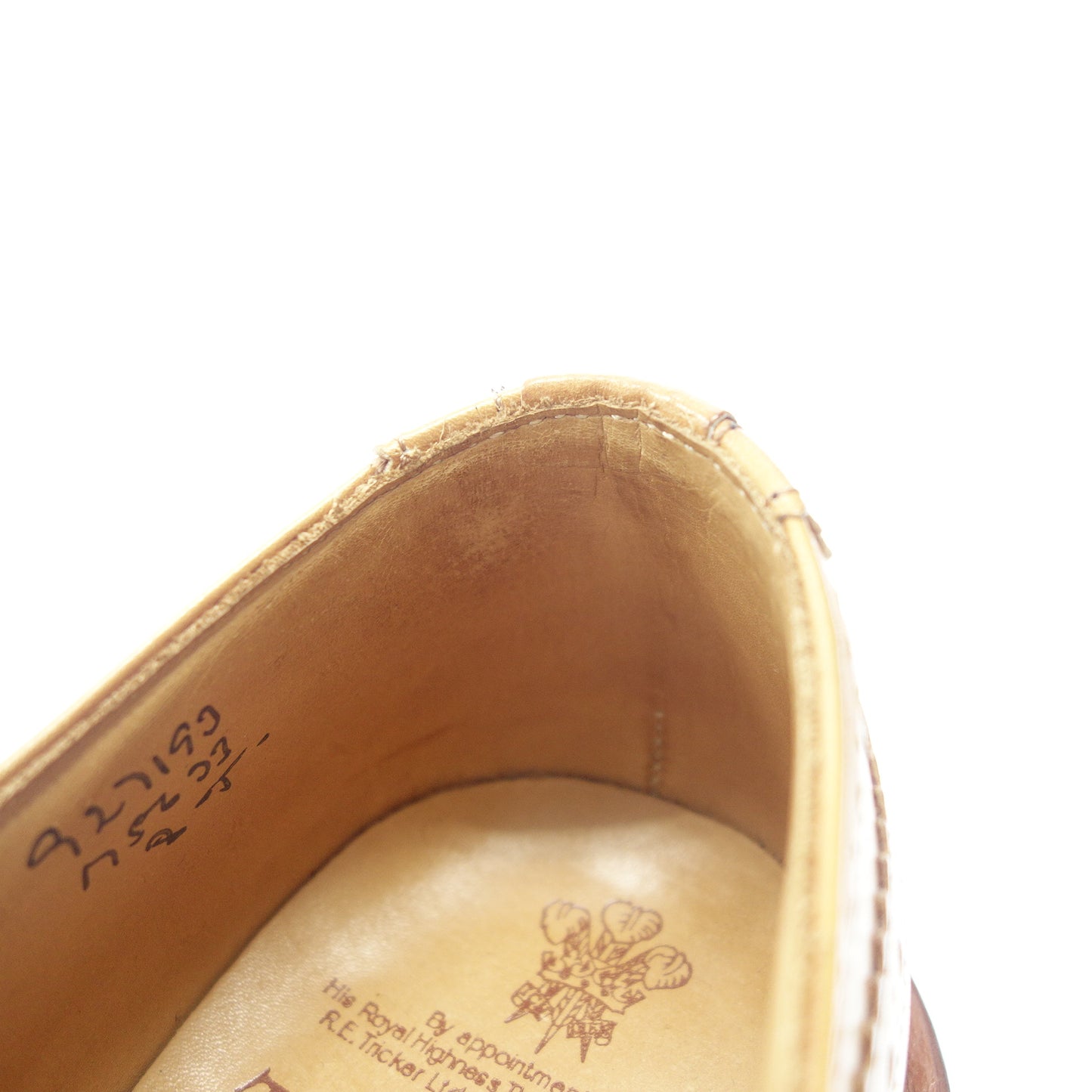極美品◆トリッカーズ フルブローグ BOURTON レザーシューズ メンズ 8 茶系 Tricker's【AFD7】
