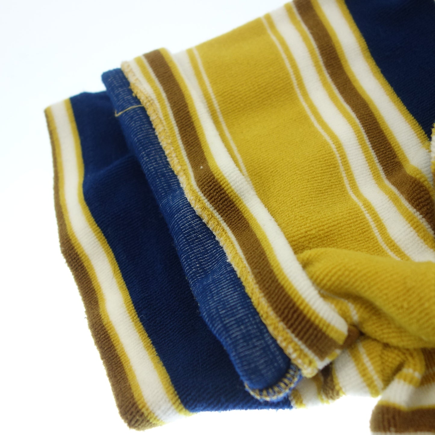 タウンクラフト トップス パイル ボーダー ヴィンテージ メンズ イエロー L TownCraft【AFB36】【中古】