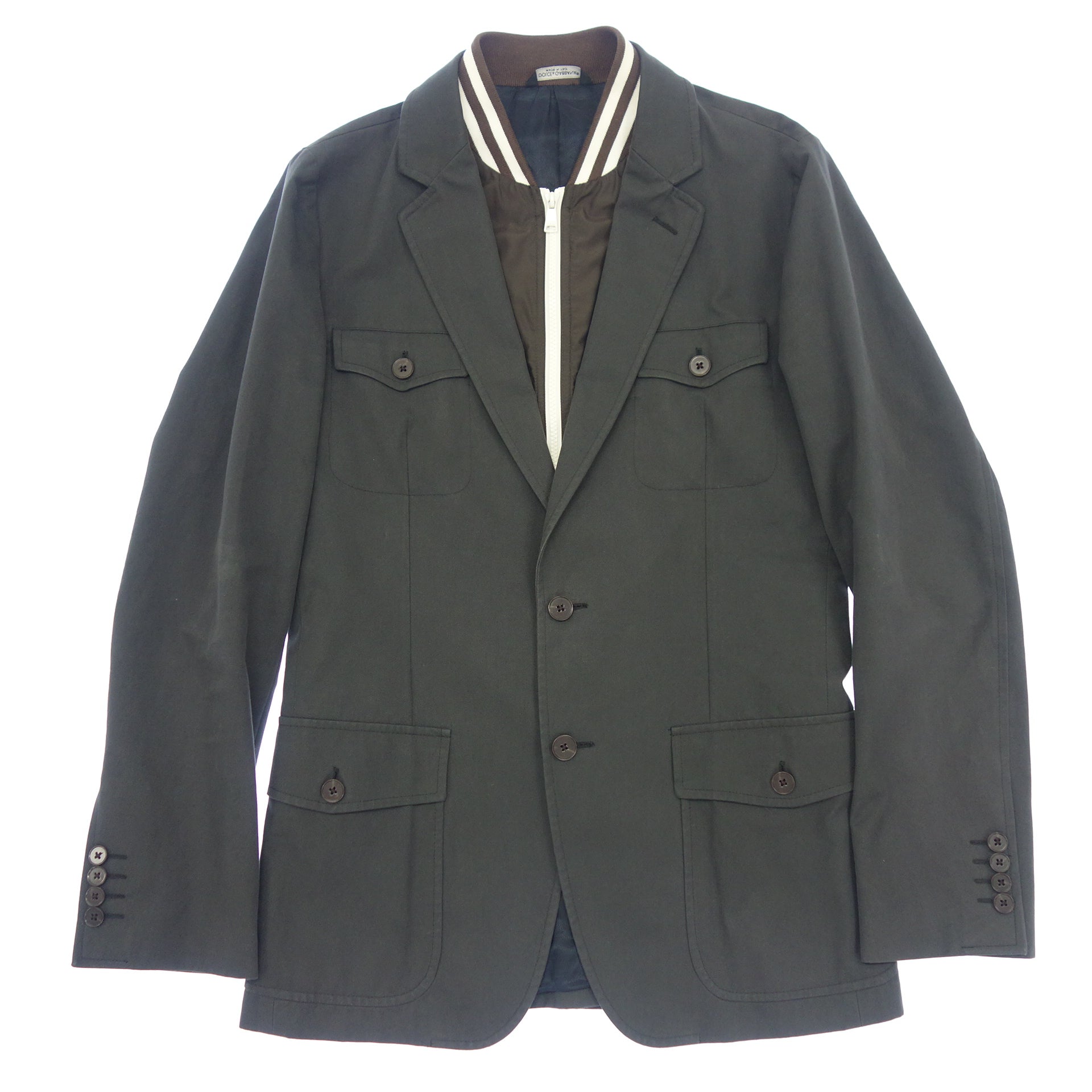 DOLCE＆GABBANA　Linen　jacket　Size48