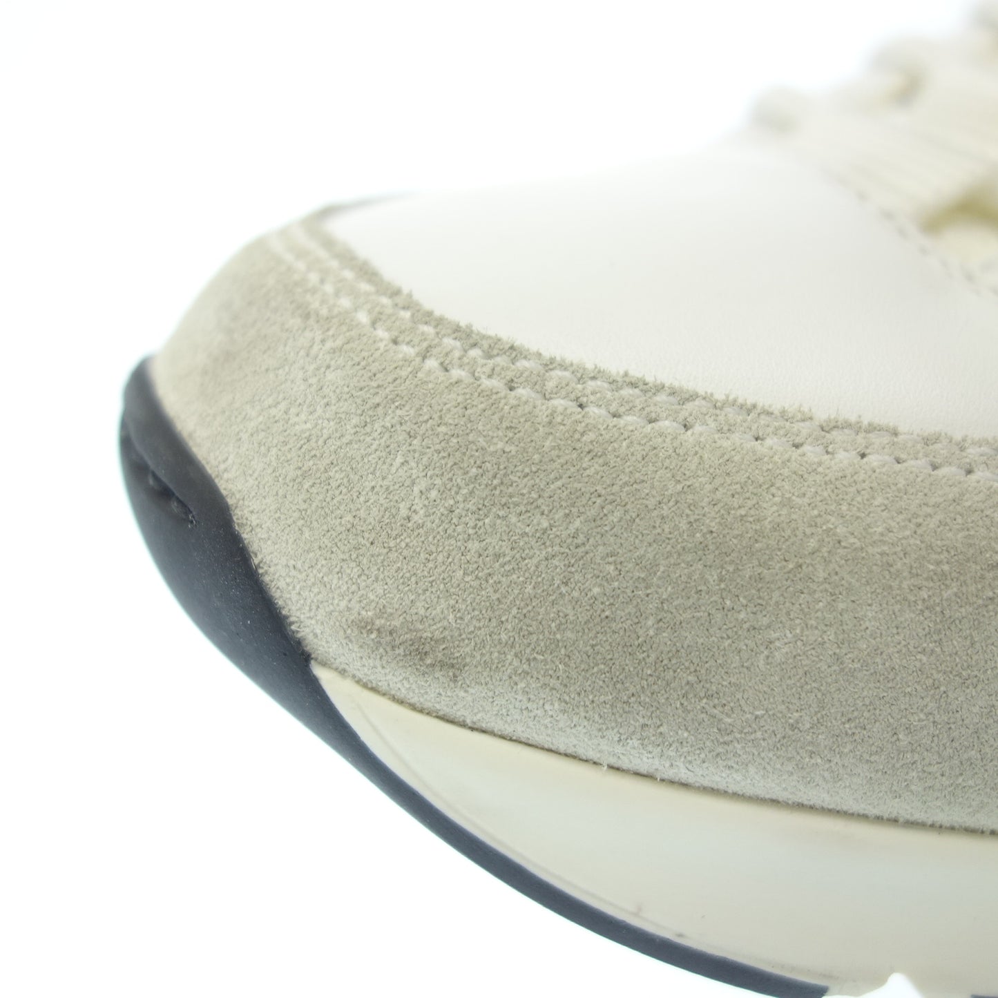 ディオールオム レザースニーカー メッシュ切替 メンズ 40 白 DIOR HOMME【AFC3】【中古】