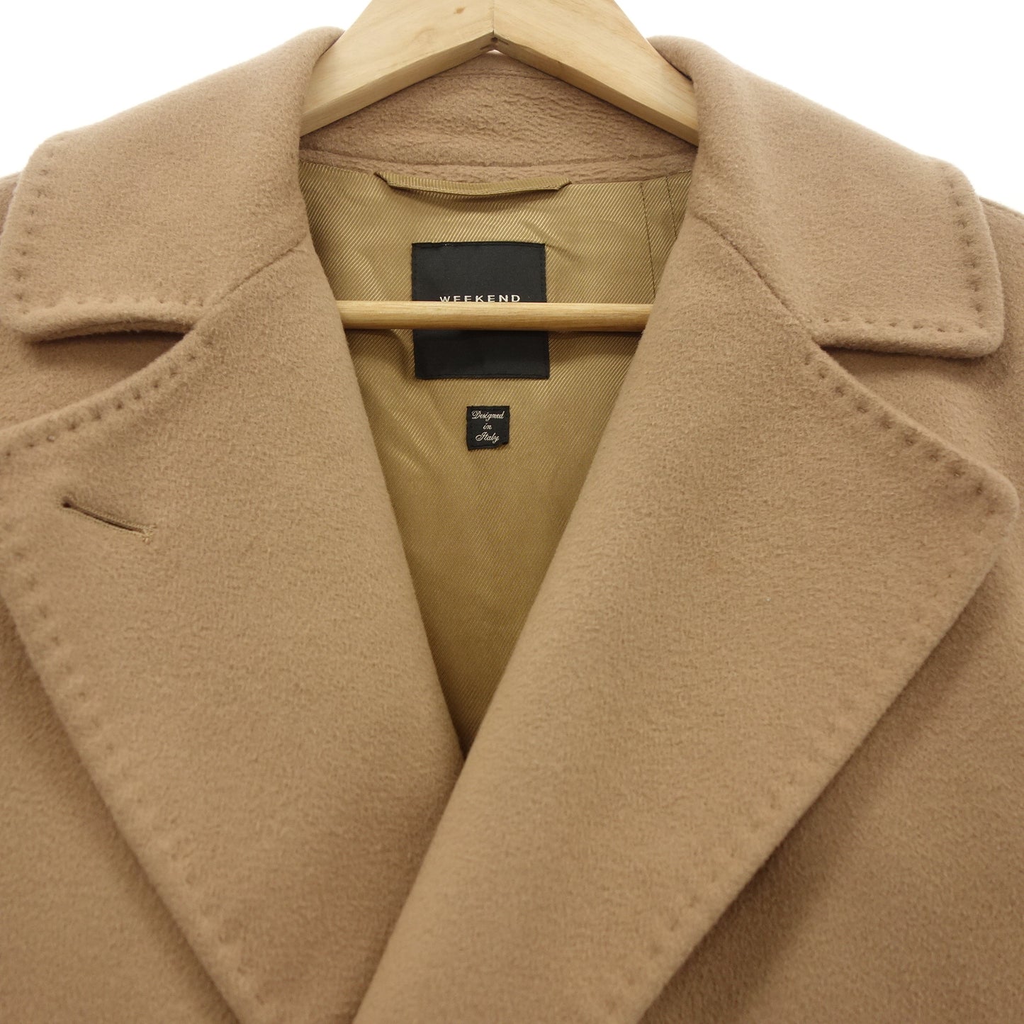 ウィークエンド マックスマーラ コート 50161493 ウール100% レディース ブラウン 36 WEEKEND MAXMARA【AFA12】【中古】