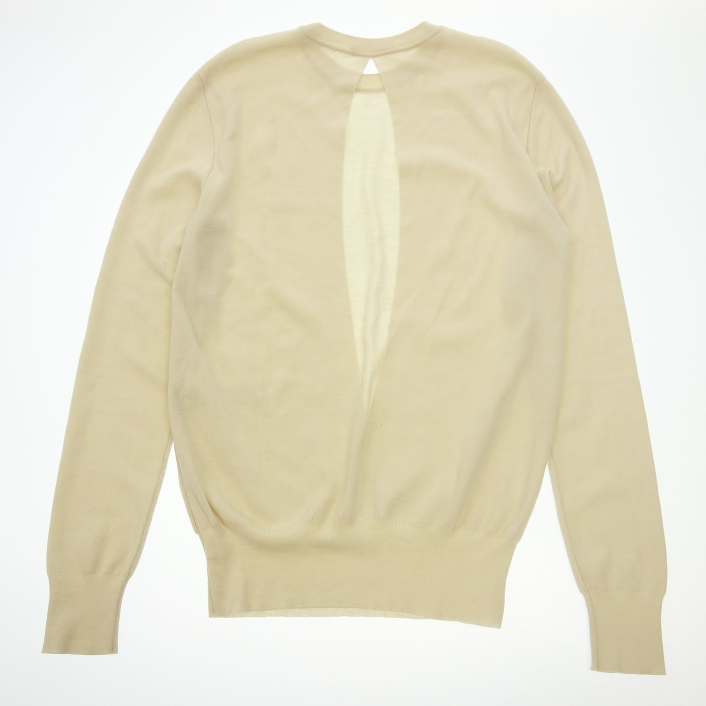 セリーヌ ニットセーター オープンバック レディース XS ベージュ CELINE【AFB31】【中古】
