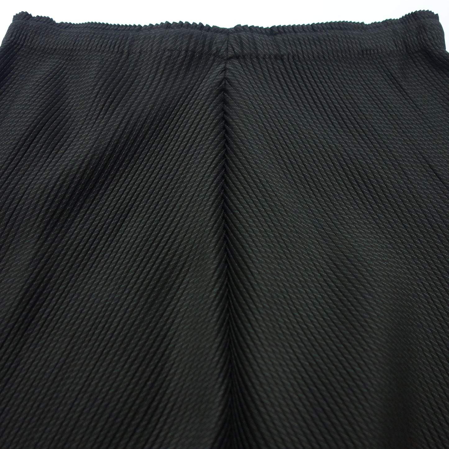 美品◆イッセイミヤケ セットアップ ポリエステル IM61FD167/IM61FG152 サイズ2 レディース 黒 ISSEY MIYAKE【AFB46】