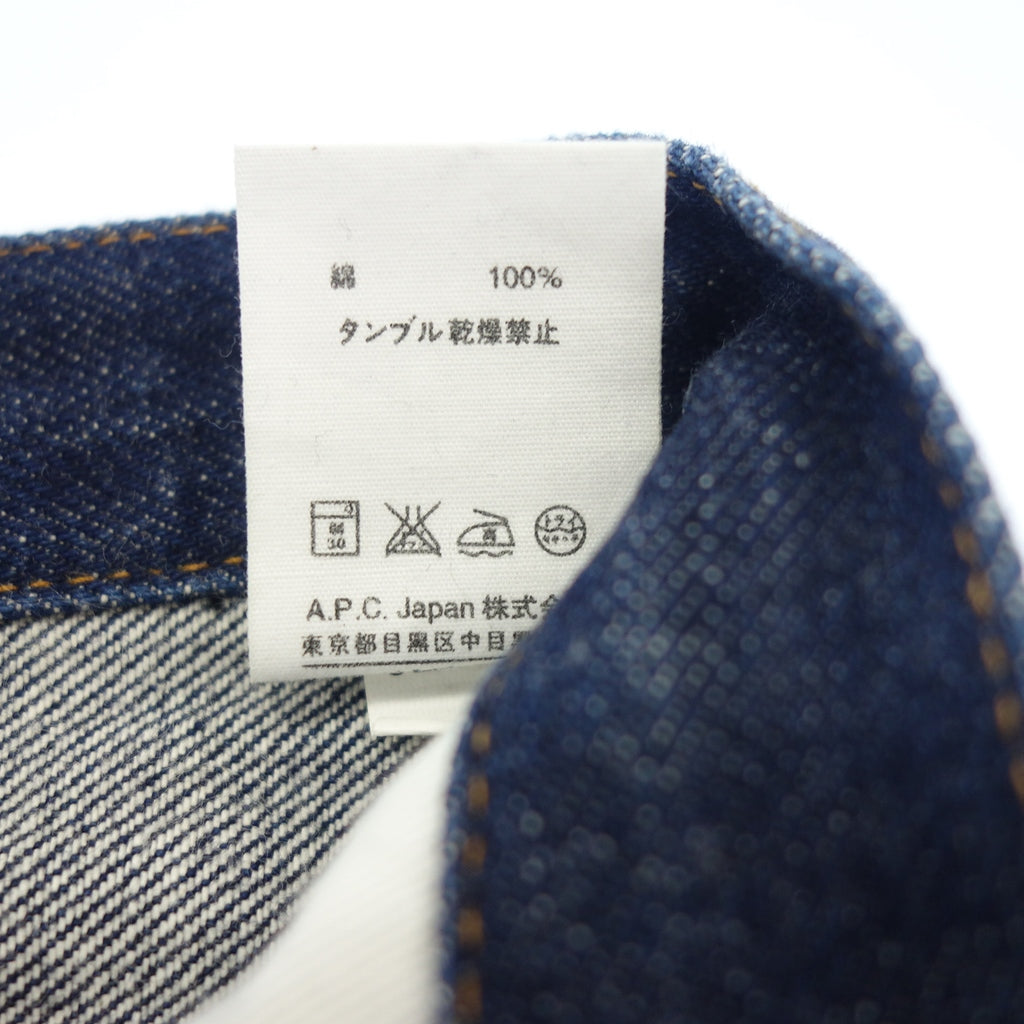 美品◆アーペーセー デニムパンツ プチスタンダード 27 コットン レディース インディゴ サイズ27 A.P.C. PETIT STANDARD【AFB12】