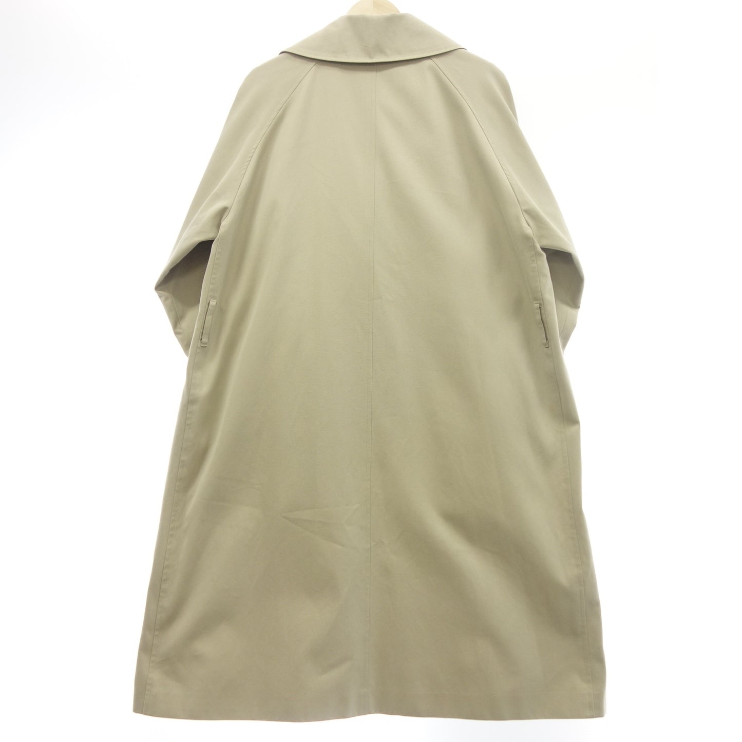 美品◆コモリ コットンギャバ タイロッケンコート ライナー付 W03-04001 22AW 2 ベージュ メンズ COMOLI【AFA17】