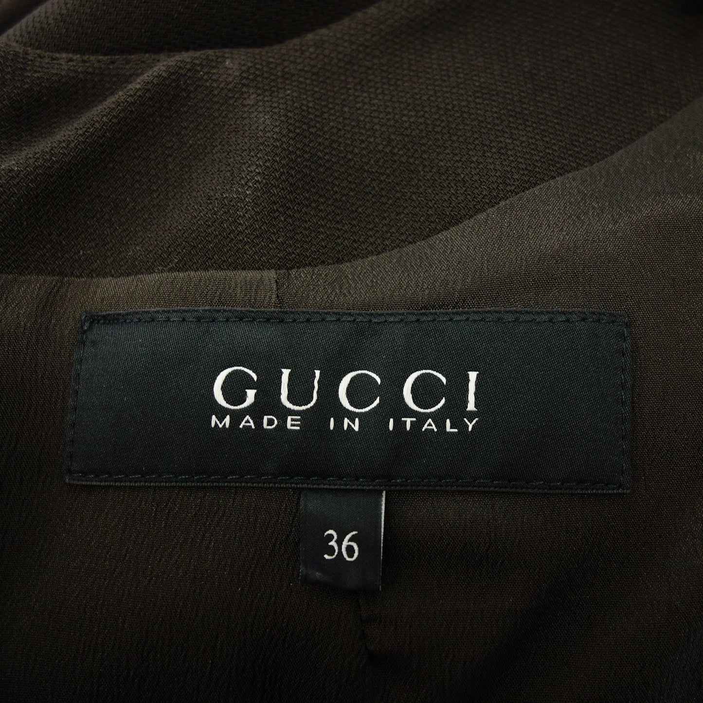 グッチ ワンピース ベルト付き レディース ブラウン 36 GUCCI【AFB29】【中古】