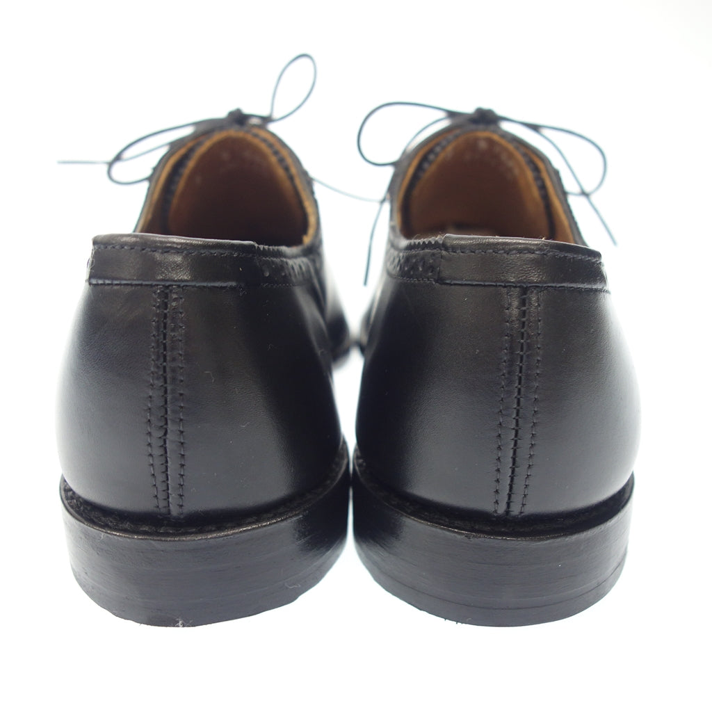 極美品◆アレンエドモンズ レザーシューズ セミブローグ メンズ ブラック サイズ8D Allen Edmonds【AFD1】