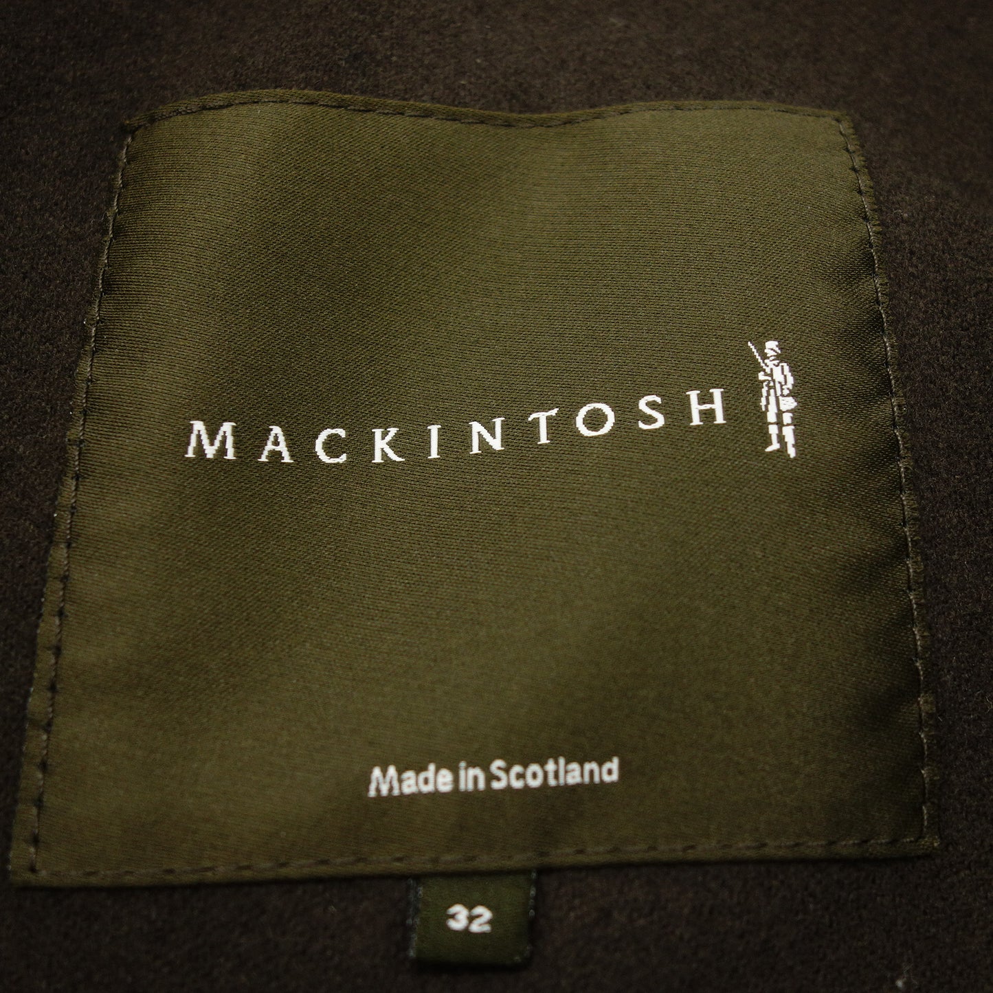 マッキントッシュ フーデットコート ゴム引き ブラウン レディース 32 MACKINTOSH【AFA3】【中古】