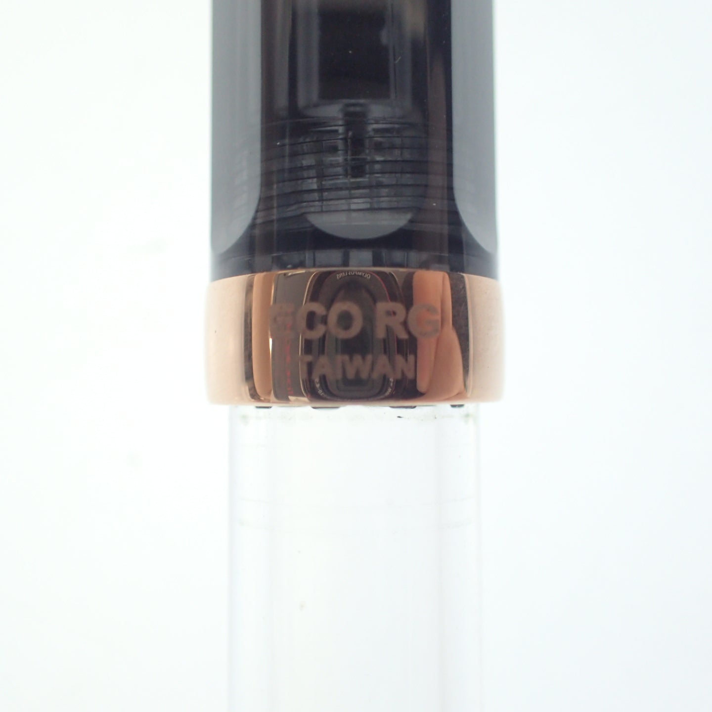 極美品◆ツイスビー 万年筆 エコ スモークローズG ブラック系 TWSBI SMOKE ROSE【AFI11】