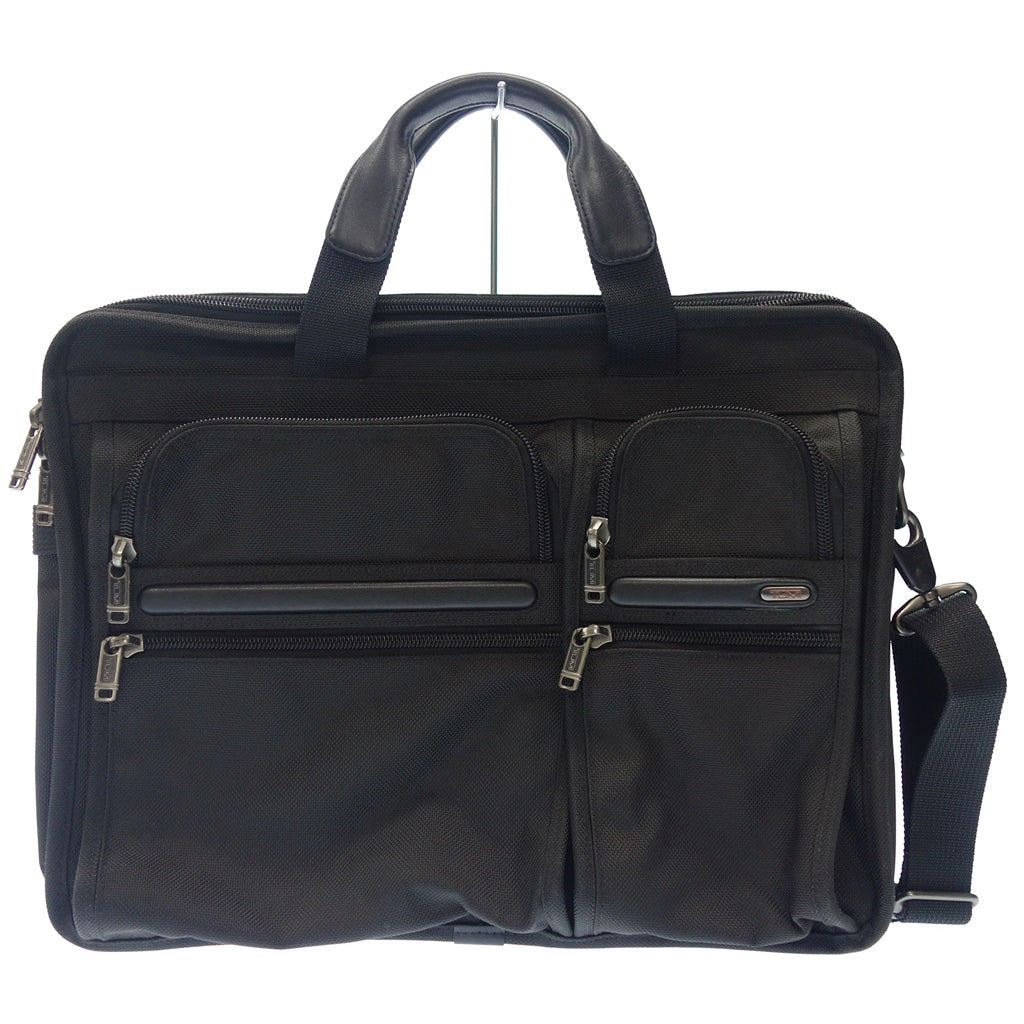 美品◆トゥミ ビジネスバッグ ブリーフケース ラージ エクスパンダブル オーガナイザー 26160D4 ブラック ナイロン TUMI【AFE8】
