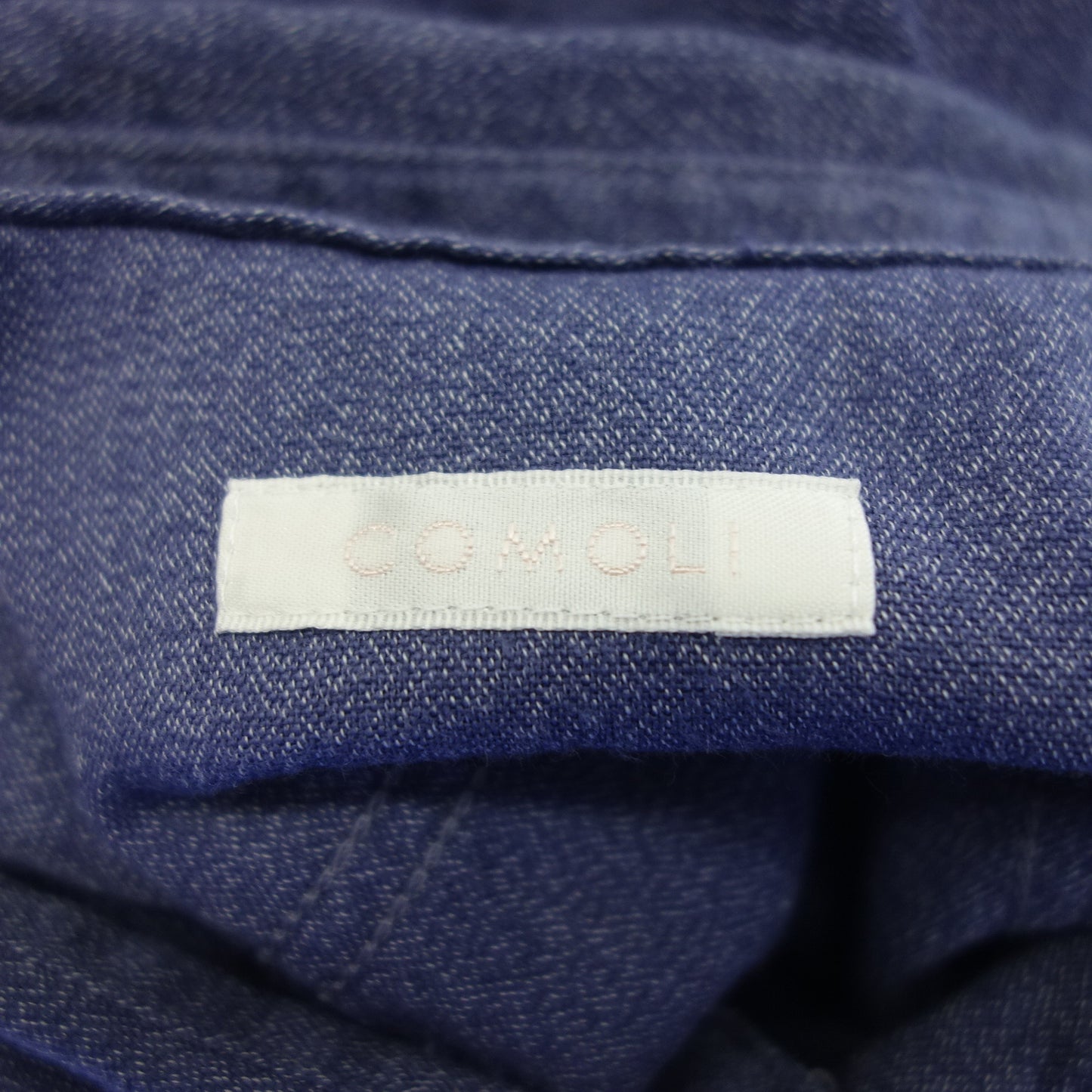 コモリ シャツ コットン ワークシャツ U03-020 メンズ パープル系 2 COMOLI【AFB2】【中古】