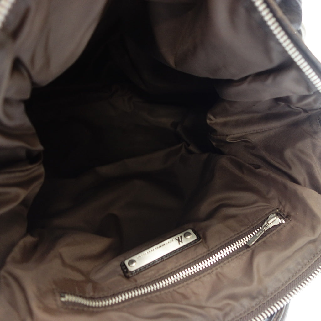 中古◆イッセイミヤケ ハンドバッグ ブラウン ISSEY MIYAKE【AFE6】