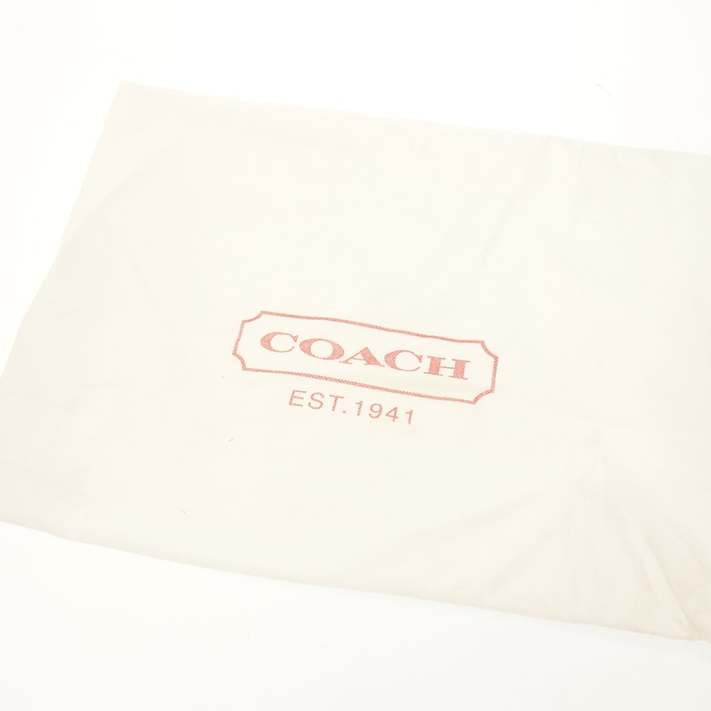 美品◆コーチ トートバッグ ブラック レザー 11420 COACH【AFE12】