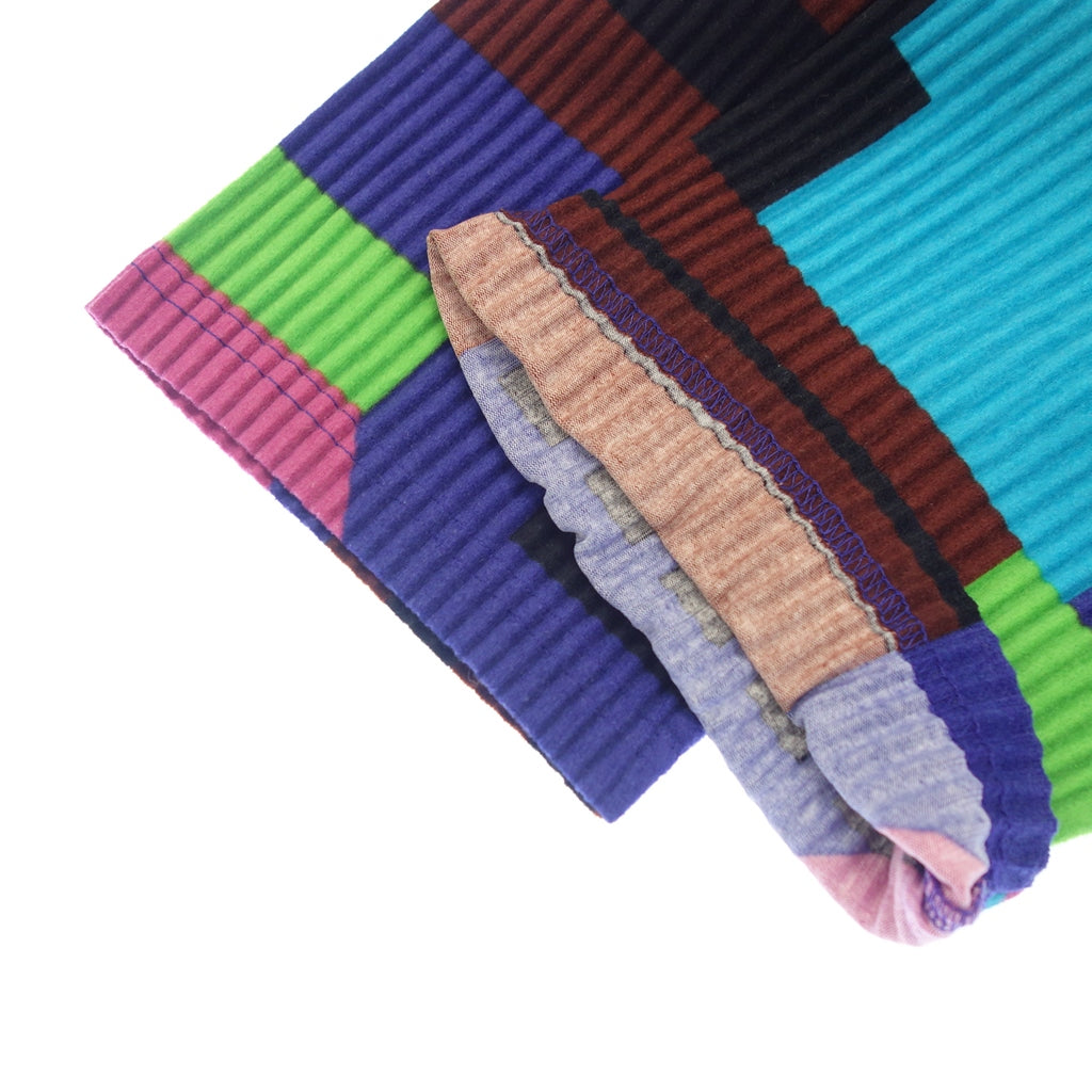 極美品◆イッセイミヤケ me 総柄ワンピース レディース マルチカラー MI83JH492 ISSEY MIYAKE me【AFB25】