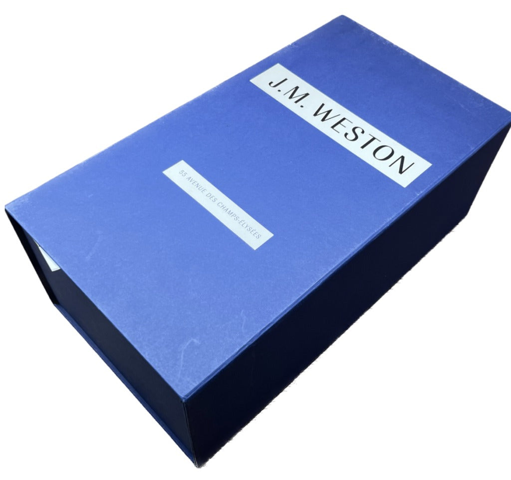 状况非常好◆JM Weston 皮鞋 641 高尔夫俄罗斯小牛皮 棕色 6.5E JMWESTON